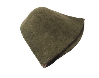Cappello Tradizionale Albanese Plis Qeleshe – Fatto A Mano In Lana Bianca – Aquila Del Kosovo - Foto 5