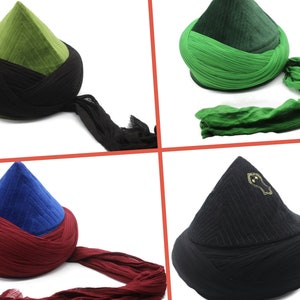 Choose Your Haqqani Imamah, Personalised Cyprus Style Islamic Cap, Unique Islamic Art, Haqqani Sufi Order, Islamic Men&#39;s Head Wear