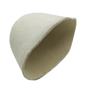 Cappello tradizionale albanese Qeleshe, Cappello di lana genuina, Cappello di feltro Yunus Emre bianco, Cappello personalizzato, Cappello invernale, Berretto Kufi musulmano