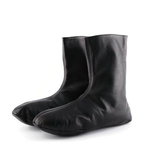 Womens Calfskin Slippers | Black Leather House Shoes | Leather Boots | Winter Socks | Leather Socks | Sandals | Barefoot Slipper Seers