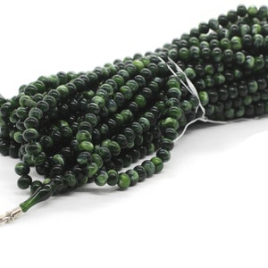 Dark Green 1000 beads Tasbeeh, Acrylic Misbaha, Rosary Beads, Dhikr Tasbih, Colorful Misbahas, Tijani tasbih subha prayer beads TSBK