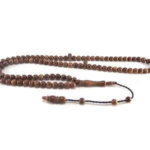 Special Edition Exotic 8mm kuka Koka Tasbih Prayer Beads with 99 Beads, Islamic Gifts TSBK