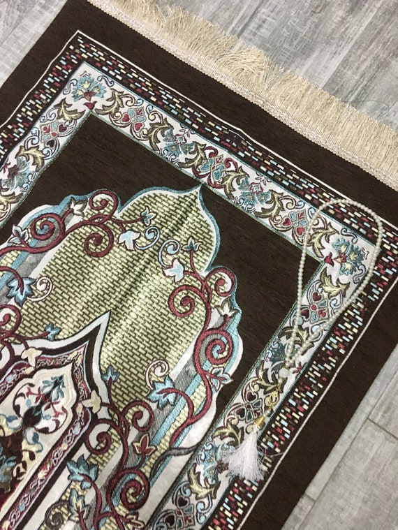Prayer Mat with Tasbeeh Islamic Gift Traditional Kilim Prayer Rug Turkish Rug Prayer Rug Muslim Janamaz,Islam Sajjada Prayer Mat with Tasbeeh Islamic Gift Traditional Kilim Prayer Rug Turkish Rug Prayer Rug Muslim Janamaz,Islam Sajjada