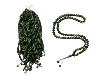 10 PCS 99 Beads Prayer Beads Set, Forest Green Tasbih Bulk, Acrylic Misbaha, Muslim Dhikr Beads, Ramadan Gift, Wholesale Tasbeeh