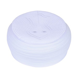 Handmade White  Sarik, Takke, Islam Prayer Hat with The Nalayn White Kofi, Kufi Cap, صلاة, Muslim Men&#39;s Hat Cap,
