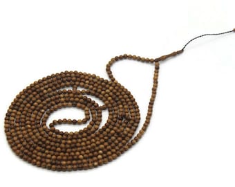 Koka Wood Beads 6 mm Misbaha, 500 Prayer Beads Misbaha Tasbih Tasbeeh Tesbih Dhikr Prayer Beads TSBK