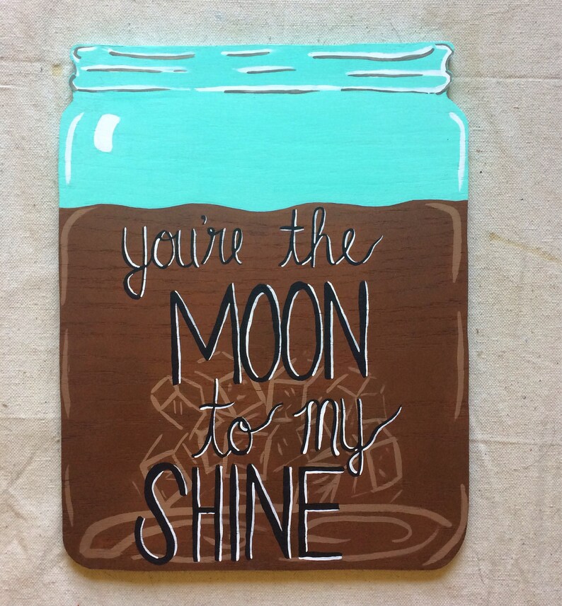 Hand Painted Mason Jar Wooden Cutout Canning Jar Wood Shape Etsy