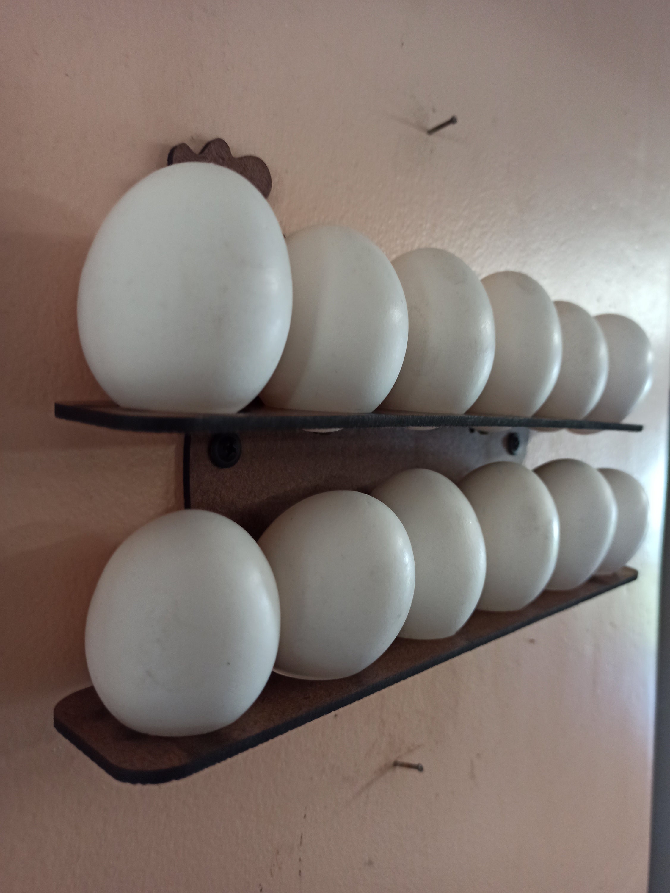 Chicken Egg Holder. Wall Hanging for Free Range Eggs. Free US -  Sweden