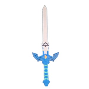 18&quot; Kid&#39;s Master Sword!  Solid Wood Zelda Inspired.  Battle Ready for kids!  Supports Homeschool Family.  Free USA Shipping!