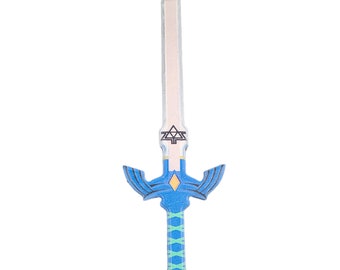 18" Kid's Master Sword!  Solid Wood Zelda Inspired.  Battle Ready for kids!  Supports Homeschool Family.  Free USA Shipping!