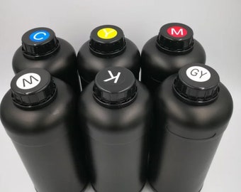500ml UV Curable Ink for XP600 TX800 i3200 Printers, Rigid Surfaces