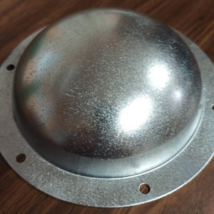 18ga Galvanized Steel Shield Boss Umbo center dome! Family made in the USA!  Free US Shipping!  Bulk discounts!
