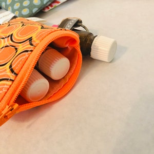 Coin purse or ID Card pouch, credit card pouch or clip on pouch for essential oils or change image 7