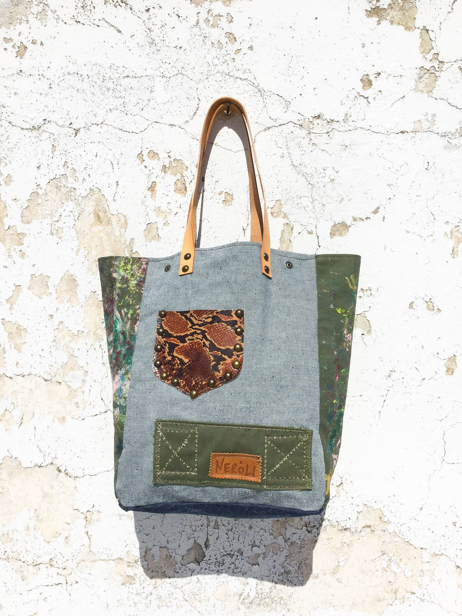 Military canvas tote bag shop