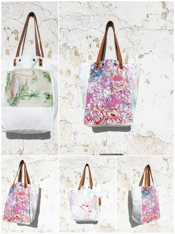 Borsa tela hotsell bianca