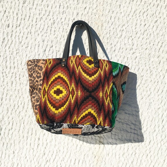 Saco Bolsas Hechas Como Hacer Una Bolsa Para Mercado Con Material