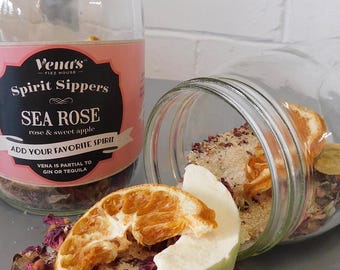 SEA ROSE ( Rose and Apple )  DIY Gin or Vodka Infusion