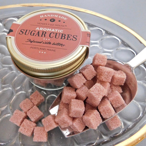 AROMATIC BITTERS CUBES  - Bitters Infused Sugar Cubes for Cocktails