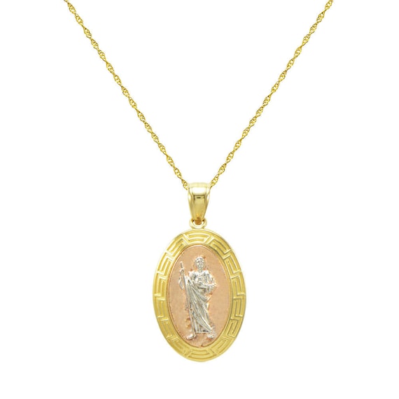 san judas gold charm