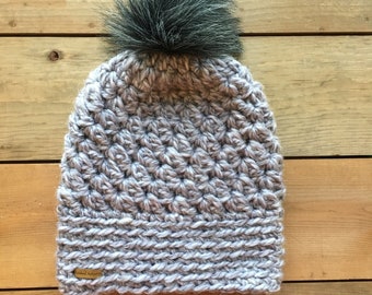 Gray Alpaca Hat, Winter Hat, Ski Hat, Beanie, Slouchy, Gray Slouchy, Alpaca Hat, Crochet Alpaca Hat, Gray Winter Hat, Gray Alpaca Hat