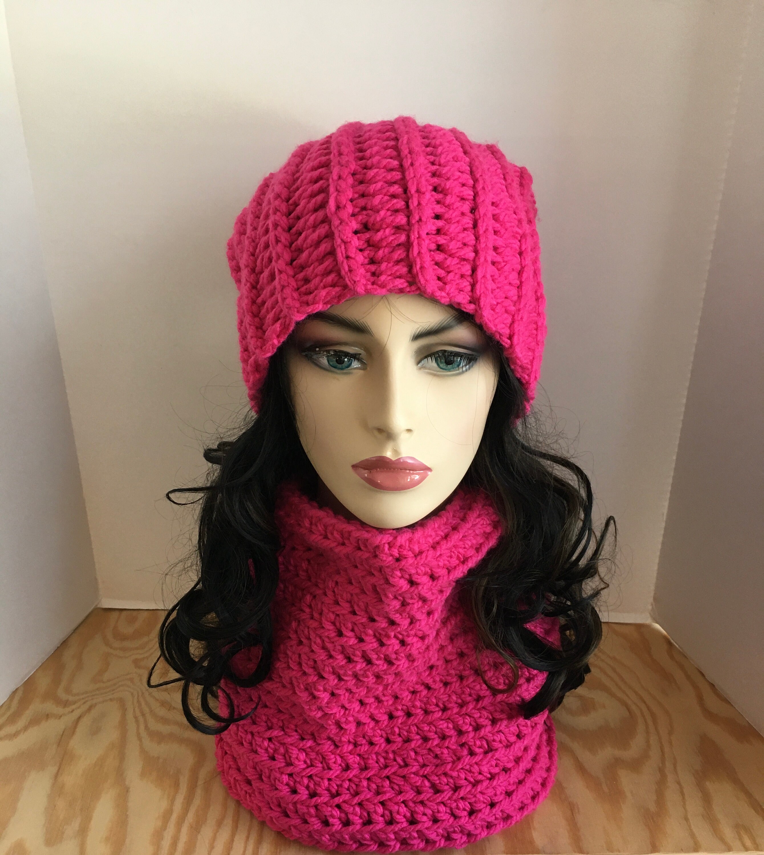 Hot Pink Terin Cozy Upcycled Louis Vuitton Beanie *Multiple Colors