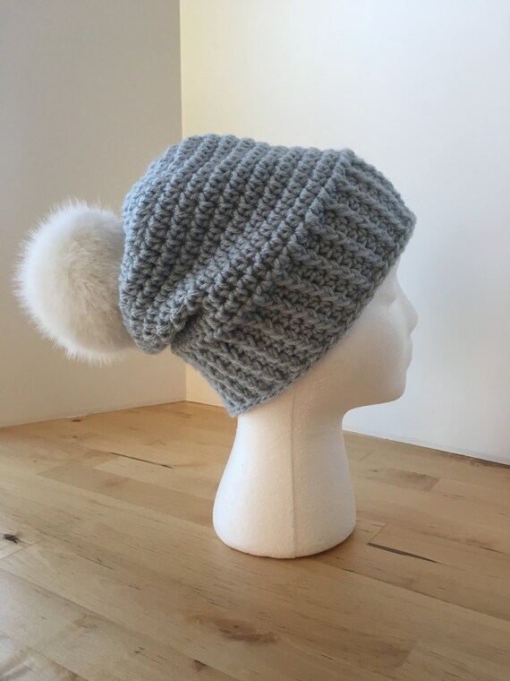 Crochet Slouchy Beanie: Women