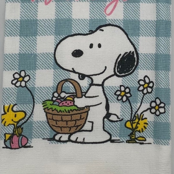 Peanuts - Snoopy Easter Blessings Dish Towel