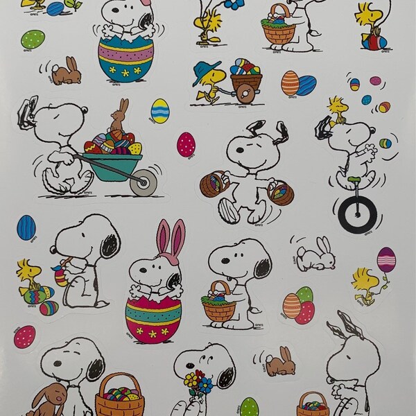 Snoopy Easter Etsy