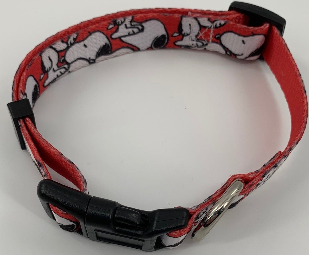 Peanuts Snoopy Dog Collar Etsy