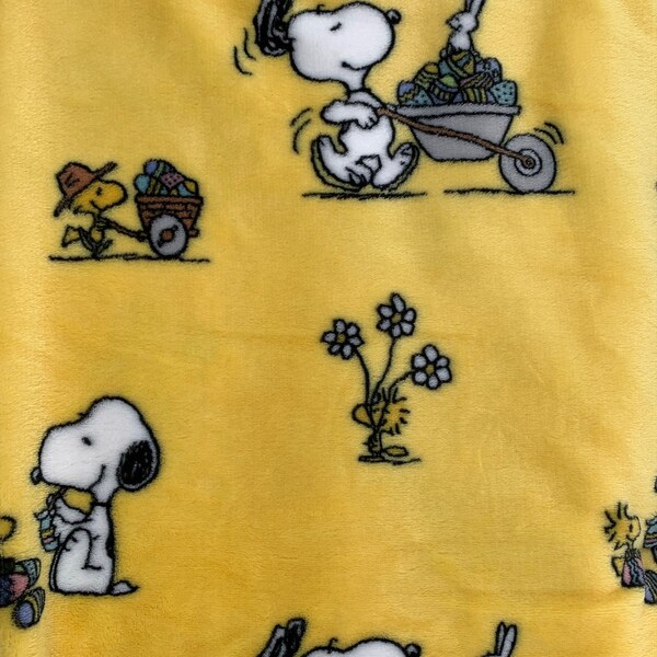 Snoopy Plush Blanket Etsy