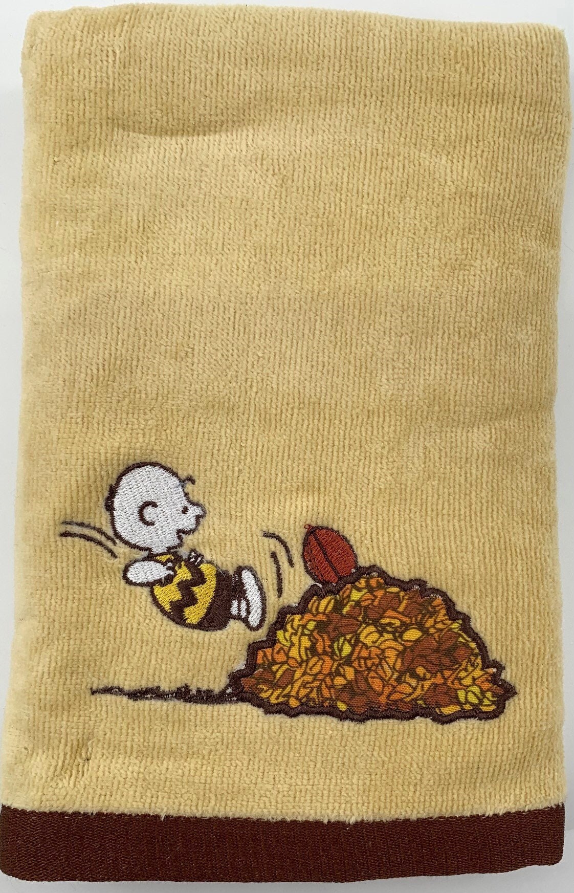 Peanuts, Bath, Peanuts 2 Pack Foot Ball Themed Terry Cloth Hand Towel