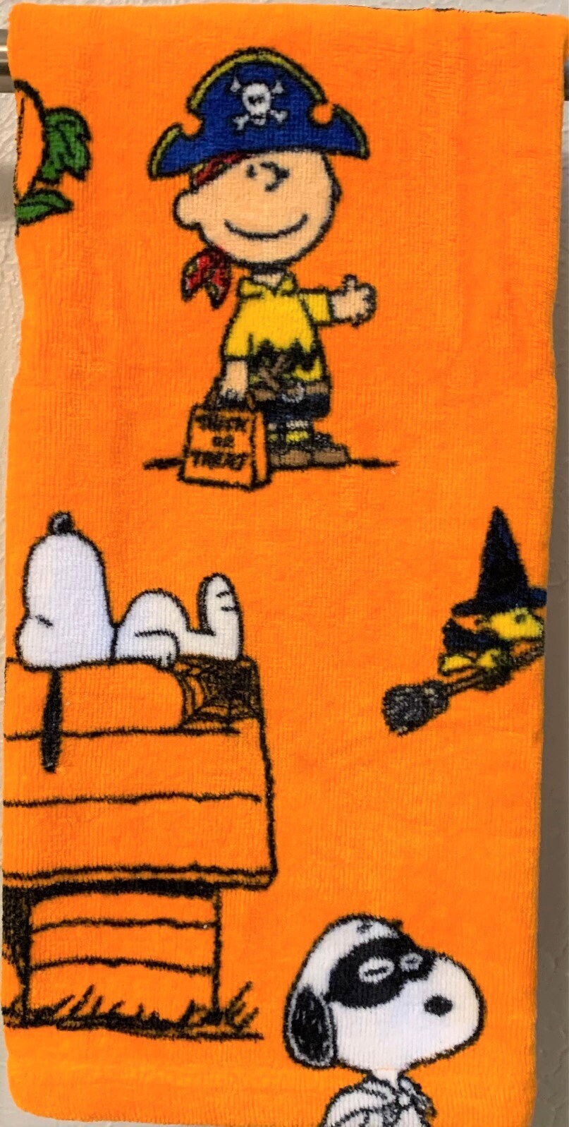 Peanuts Snoopy Halloween Hand Towel Etsy