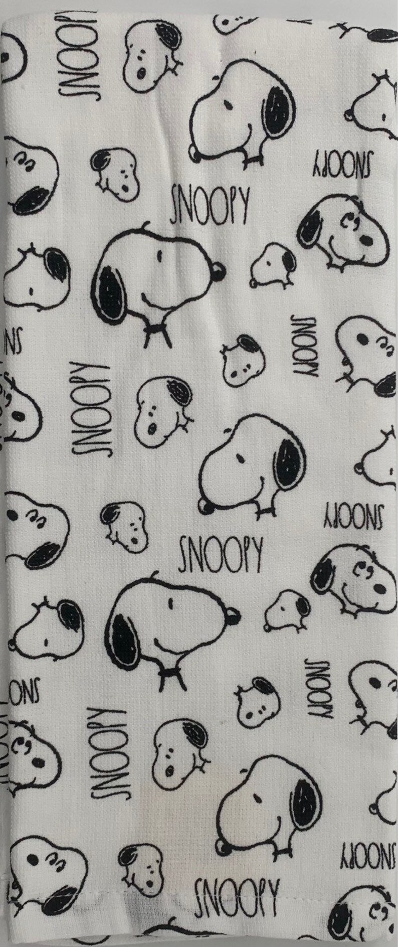 Peanuts Snoopy Dish Towel Etsy