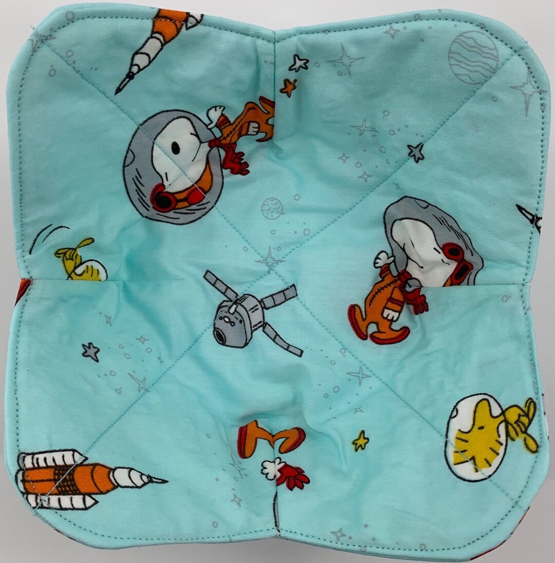 Peanuts Snoopy and Woodstock Space Explorers Bowl Koozie Etsy