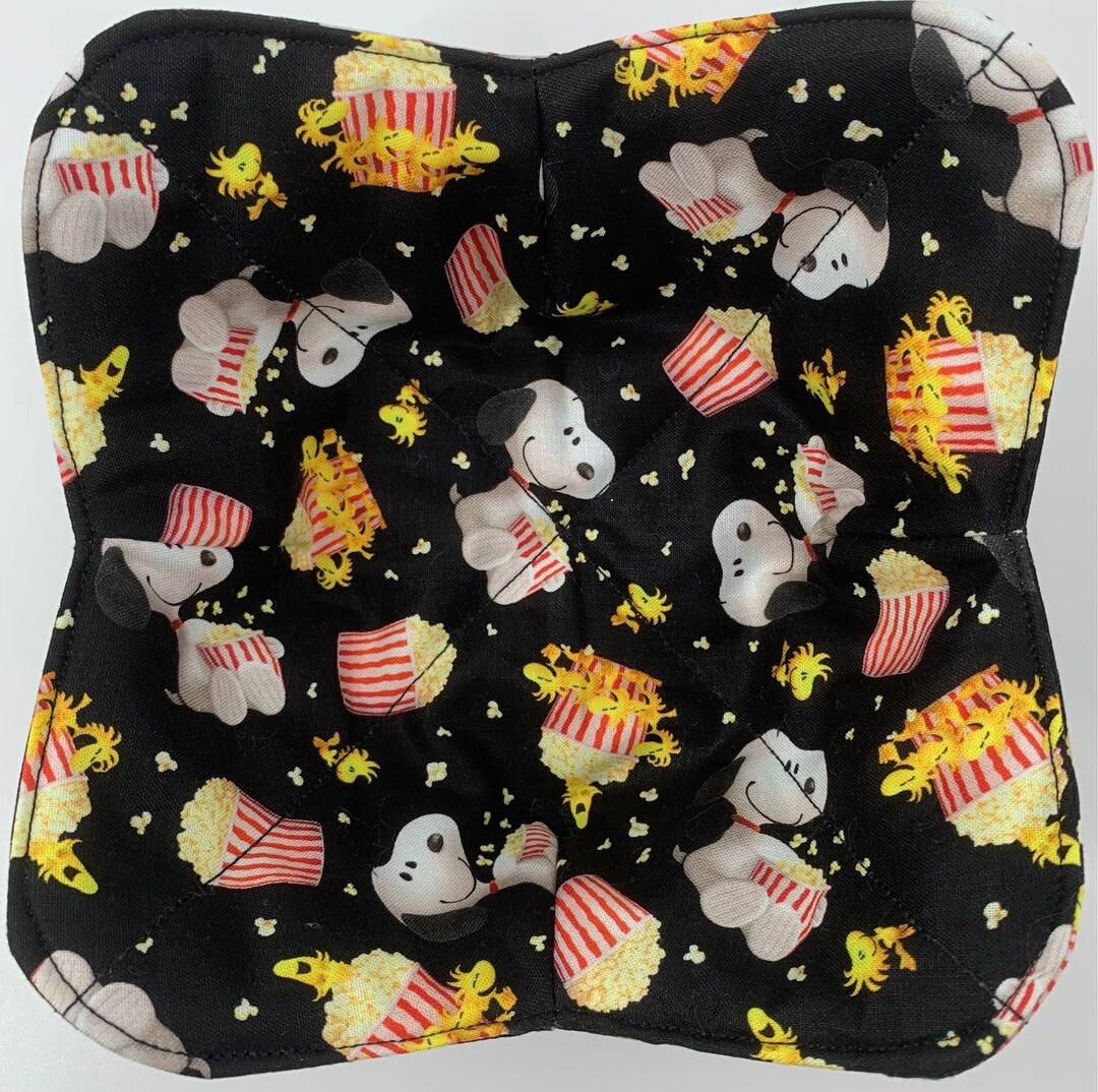 Peanuts Snoopy Movie Time Bowl Koozie Etsy