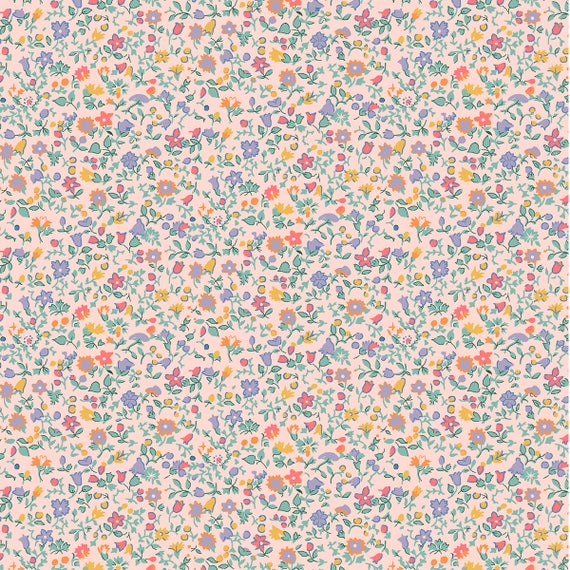 METRE ENGLISH GARDEN 100/% COTTON PATCHWORK FABRIC ~ BY THE HALF METRE