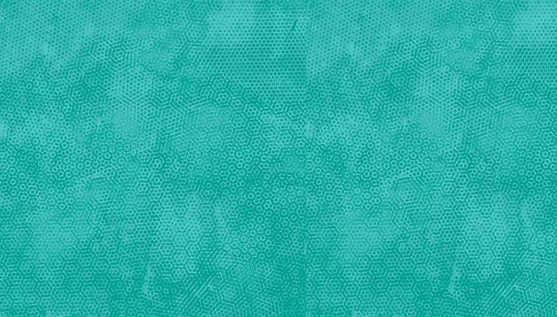 Makower Andover - DIMPLES - Honeycomb-tonal blender (Begränsat antal färger kvar) 100 % bomullstyg för lapptäcke per halvmeter (0,5 m) T17 Robin's Egg