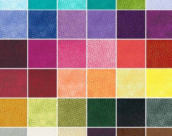 Makower Andover - Wabenfarben tonaleblender (Farben nur noch wenige vorhanden) 100% Baumwolle Patchwork Quilt Stoff pro halben Meter (0,5m)