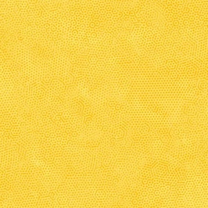 Makower Andover - DIMPLES - Honeycomb-tonal blender (Begränsat antal färger kvar) 100 % bomullstyg för lapptäcke per halvmeter (0,5 m) Yellow