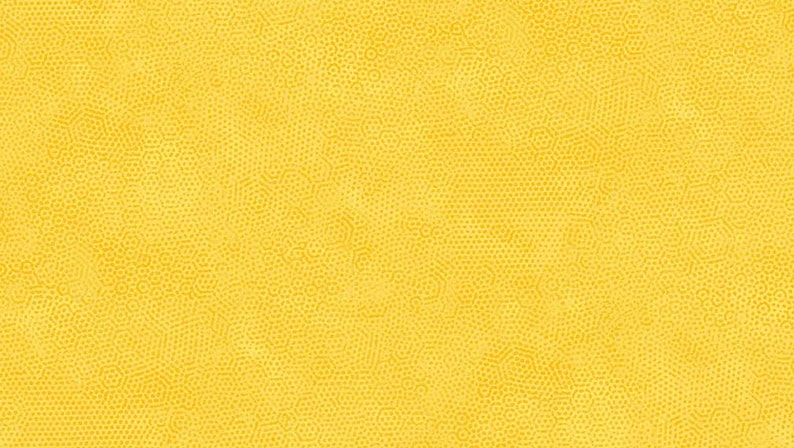 Makower Andover - DIMPLES - Honeycomb-tonal blender (Begränsat antal färger kvar) 100 % bomullstyg för lapptäcke per halvmeter (0,5 m) Yellow