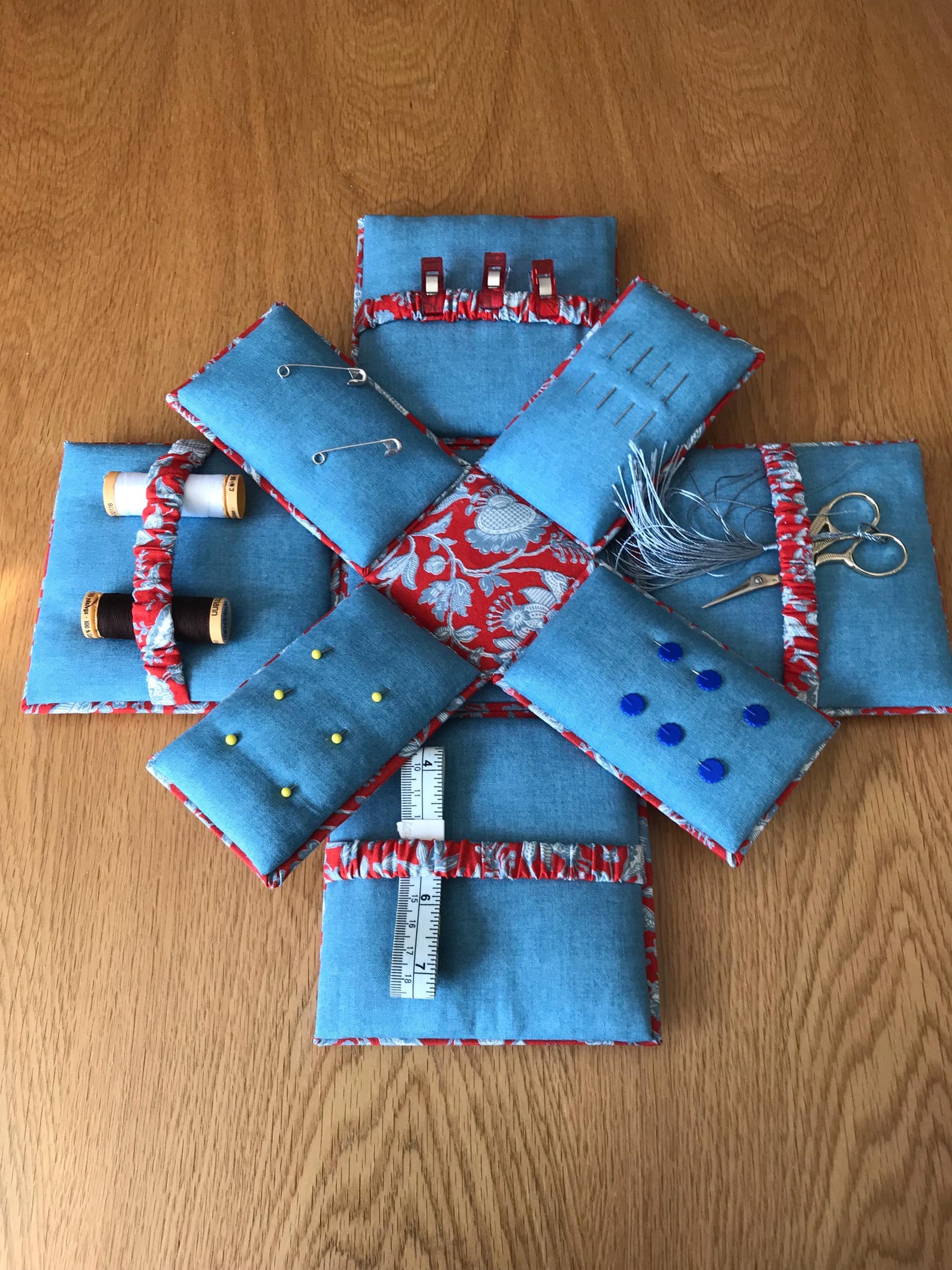 Liberty - Sewing Box - Etui Box- Exploding Box - Individually Handmade ...