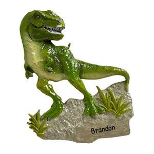Personalized Dinosaur Ornaments for Christmas Tree 2023 - T Rex Ornaments for Christmas Tree, Tyrannosaurus Rex - T-Rex - Free Customization