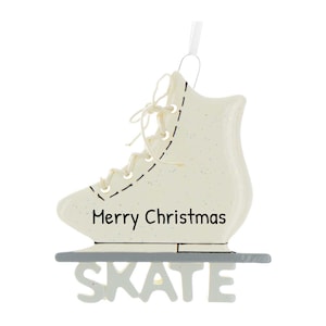 Décoration de patinage sur glace personnalisée - Décorations de patin à glace, Cadeau de patinage artistique, Cadeaux de patineur sur glace - Chaussure de patin à glace - Personnalisation gratuite