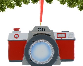 Personalized Camera Christmas Ornament Tree 2018 Personalized Camera Christmas Ornament Tree 2018