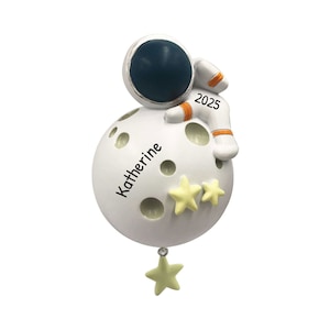 Personalized Astronaut Ornament, Space Ornament, Rocket Ornament, Solar System Ornament, Outer Space Ornament, Halloween Home Decor