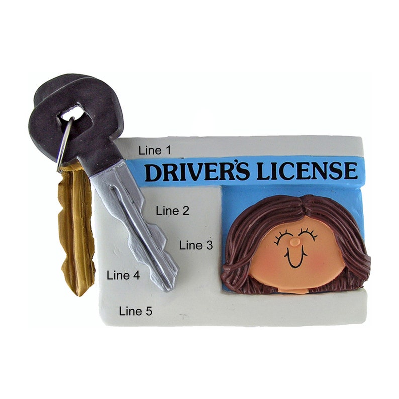 Personalized New Driver Ornament Driver's License Etsy