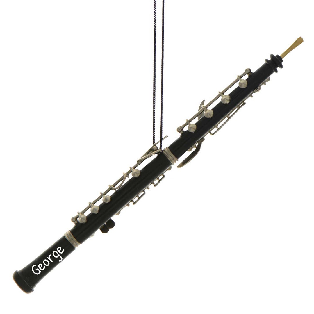 Oboe Ornament, Christmas Tree Decor, Oboe Gift, Woodwind Instrument