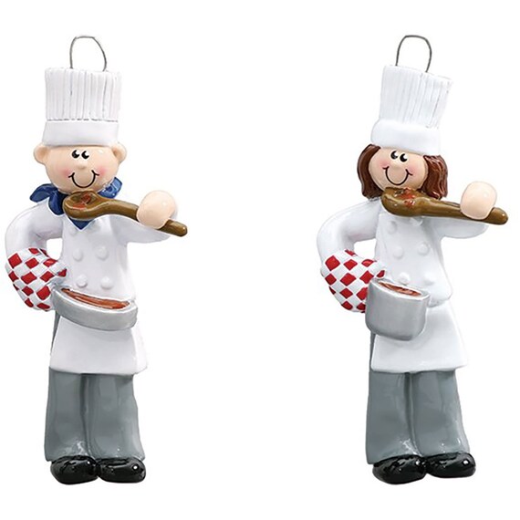 Personalized Chef Ornament Best Chef Christmas Ornament Etsy