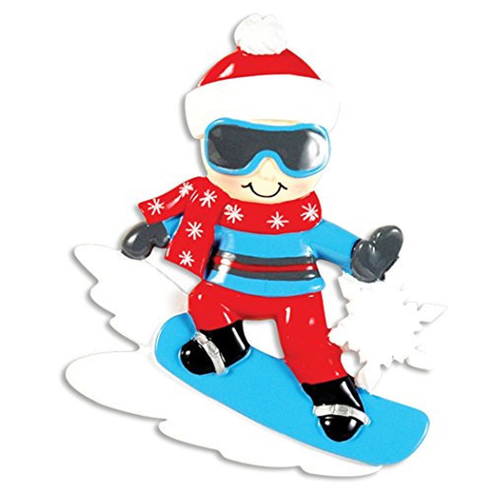 Snowboard Christmas Ornament 