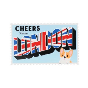 London Ornament, London Gift, Cheers From London, England Ornament, Personalized Gift, Travel Ornament, UK Ornament, England Gift, British